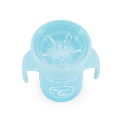 Twistshake Κύπελλο Spill-Free 360° 230ml 6+Μηνών Pastel Blue