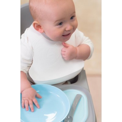 Twistshake 3x Κουταλάκια Ταΐσματος 4+ Μηνών Pastel Grey