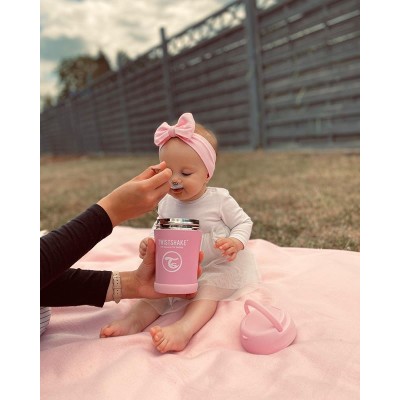 Twistshake Ισοθερμικό Δοχείο Φαγητού 350ml Pastel Pink