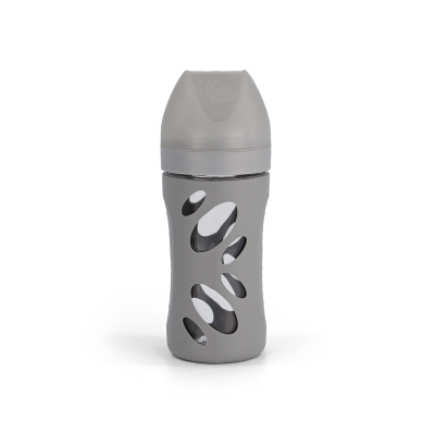 Twistshake Μπιμπερό Γυάλινο Κατά Των Κολικών 260ml Pastel grey
