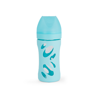 Twistshake Μπιμπερό Γυάλινο Κατά Των Κολικών 260ml Pastel blue