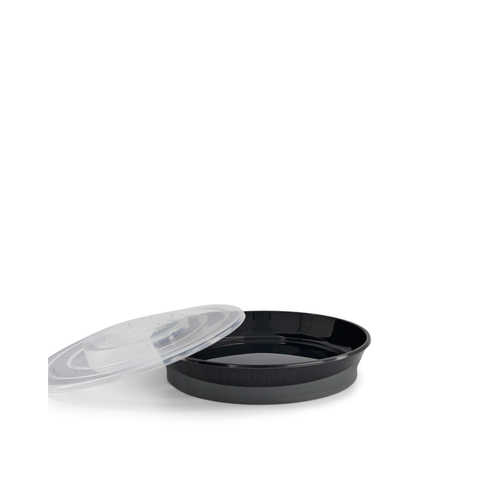 Twistshake Πιάτο Αντιολισθητικό 6+ Μηνών Black